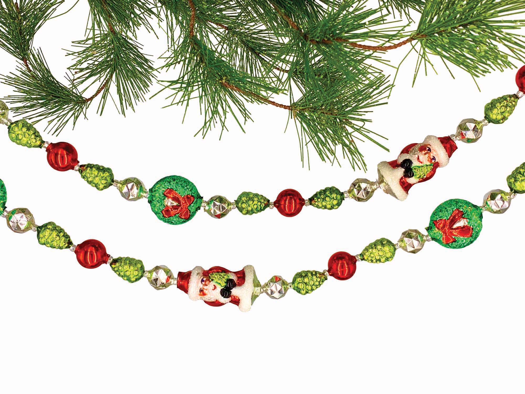 Classic Santa Garland