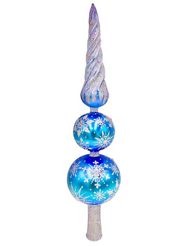 Vintage-style holiday ornament with holly design - HY30215