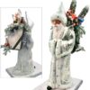 Platinum Elegance German Santa Figure