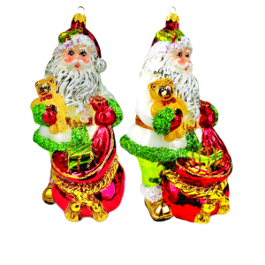 Custom Christmas ornament with gold detailing – model OK20
