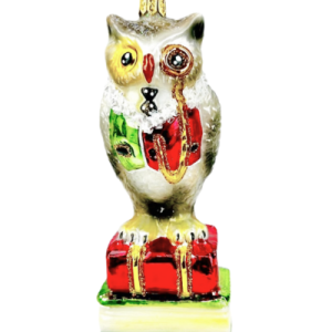 An ornament titled "Double Bubble," measuring 5 inches, featuring a unique double-bubble design